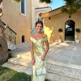 Emory - Satin Backless Maxi Dress