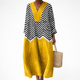 Mia | Flattering Printed Summer Dress