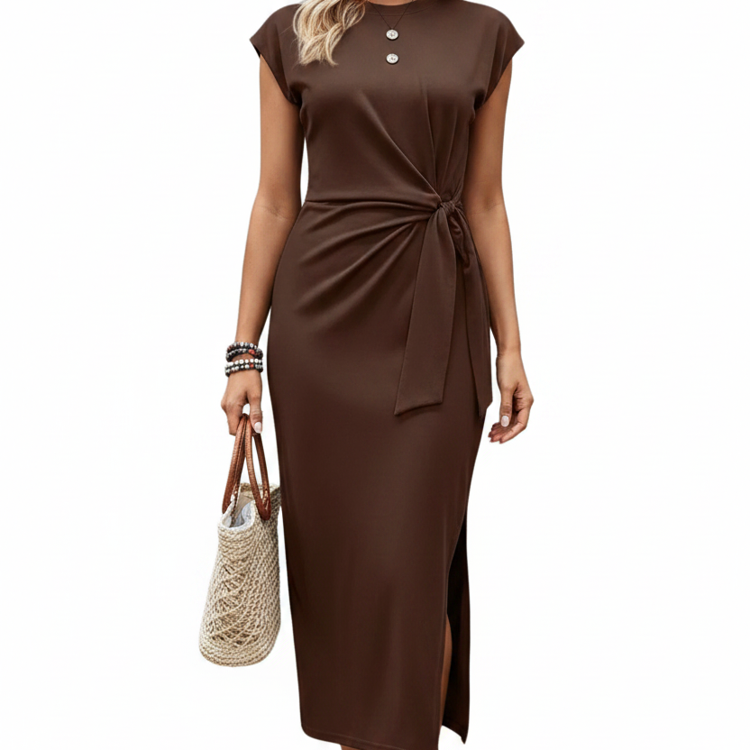 Scarlette – Striped Tie-Waist Bodycon Dress
