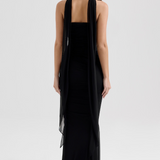 SERAPHINA - MESH CORSET MIDI DRESS