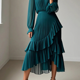 Vera | Elegant Pleated Dress