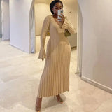 Maxi - Knitted Long Maxi Dress