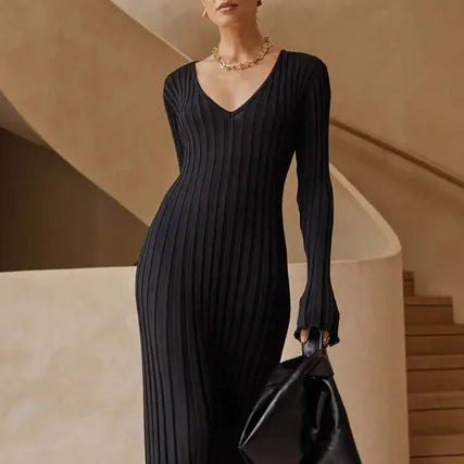 Maxi - Knitted Long Maxi Dress