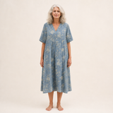 Genevieve | Flattering Printed Summer Dress