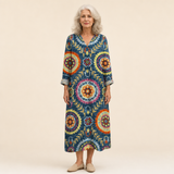 Amelie | Flattering Printed Summer Dress