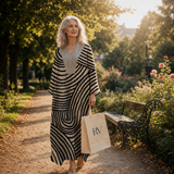 Blanche | Flattering Printed Summer Dress