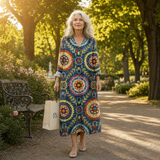 Amelie | Flattering Printed Summer Dress