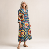 Amelie | Flattering Printed Summer Dress