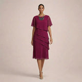 MARA | Elegant Ruffled Dress with Flattering Comfort