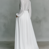 Alisa | Minimalist linen maxi dres