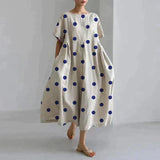 Calliope - Elegant Floral Print Dress