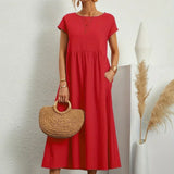 Gabrielle | Flowing Midi Dress with Timeless Elegance