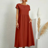 Gabrielle | Flowing Midi Dress with Timeless Elegance