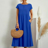 HEIKE | FLOWING MIDI DRESS OF TIMELESS ELEGANCE