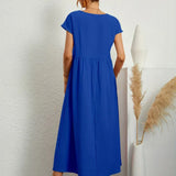 Gabrielle | Flowing Midi Dress with Timeless Elegance