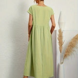 Gabrielle | Flowing Midi Dress with Timeless Elegance