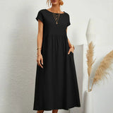 Gabrielle | Flowing Midi Dress with Timeless Elegance