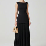 Serena | Pleated Maxi Dress Set