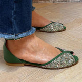 FLAT SANDAL WITH ANKLE STRAP