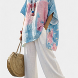 Vantrel | Comfortable Relaxed Linen Top & Striped Bamboo Pants