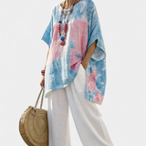 Vantrel | Comfortable Relaxed Linen Top & Striped Bamboo Pants