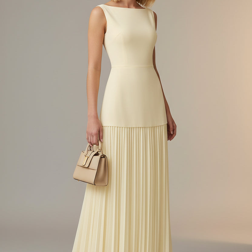 Serena | Pleated Maxi Dress Set