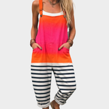 Josefine | Dungarees with Maritime Gradient Print