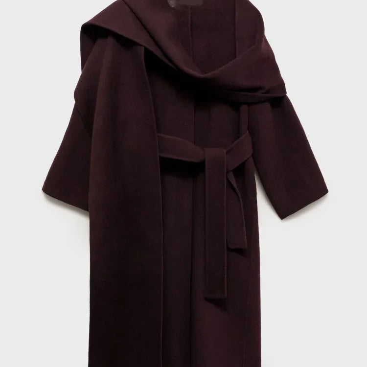 Bordeaux Wrap Coat
