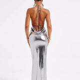 Hayden™ | Metallic maxi dress