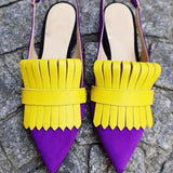 OPEN-BACK HEEL PUMPS