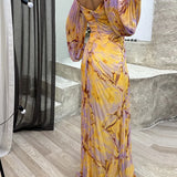 Gisselle - V Neck Maxi Dress
