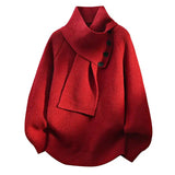 Arielle - Cozy Scarf-Neck Sweater