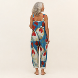 Konstanze | Dungarees with Poppy Floral Print