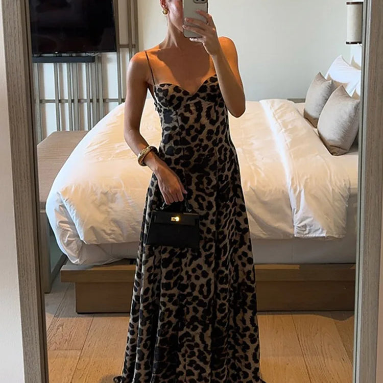 Antonella - Leopard Maxi Dress