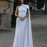 Adaline - Timeless Cape Maxi Dress