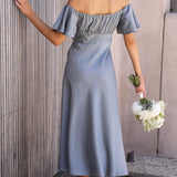 Nalani - Butterfly Sleeve Off-Shoulder Maxi Dress
