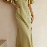 Nalani - Butterfly Sleeve Off-Shoulder Maxi Dress