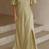 Nalani - Butterfly Sleeve Off-Shoulder Maxi Dress