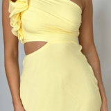 Blaire - One-Shoulder Cutout Maxi Dress