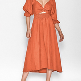 Ophelia - Sleeve Midi Dress