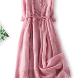 Milou - Stylish Linen Dress