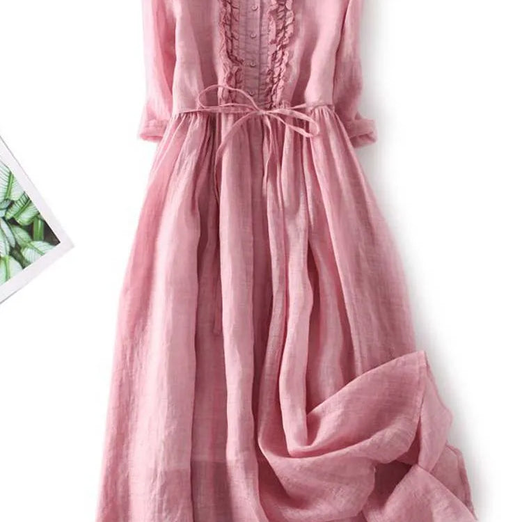 Milou - Stylish Linen Dress