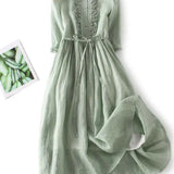 Milou - Stylish Linen Dress
