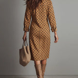 Claudia | Polka Dot Midi Dress