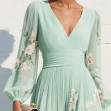 Prescela | Floral Midi Dress