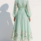 Prescela | Floral Midi Dress