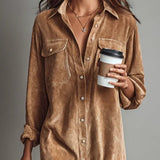 Elise | Soft Corduroy Dress