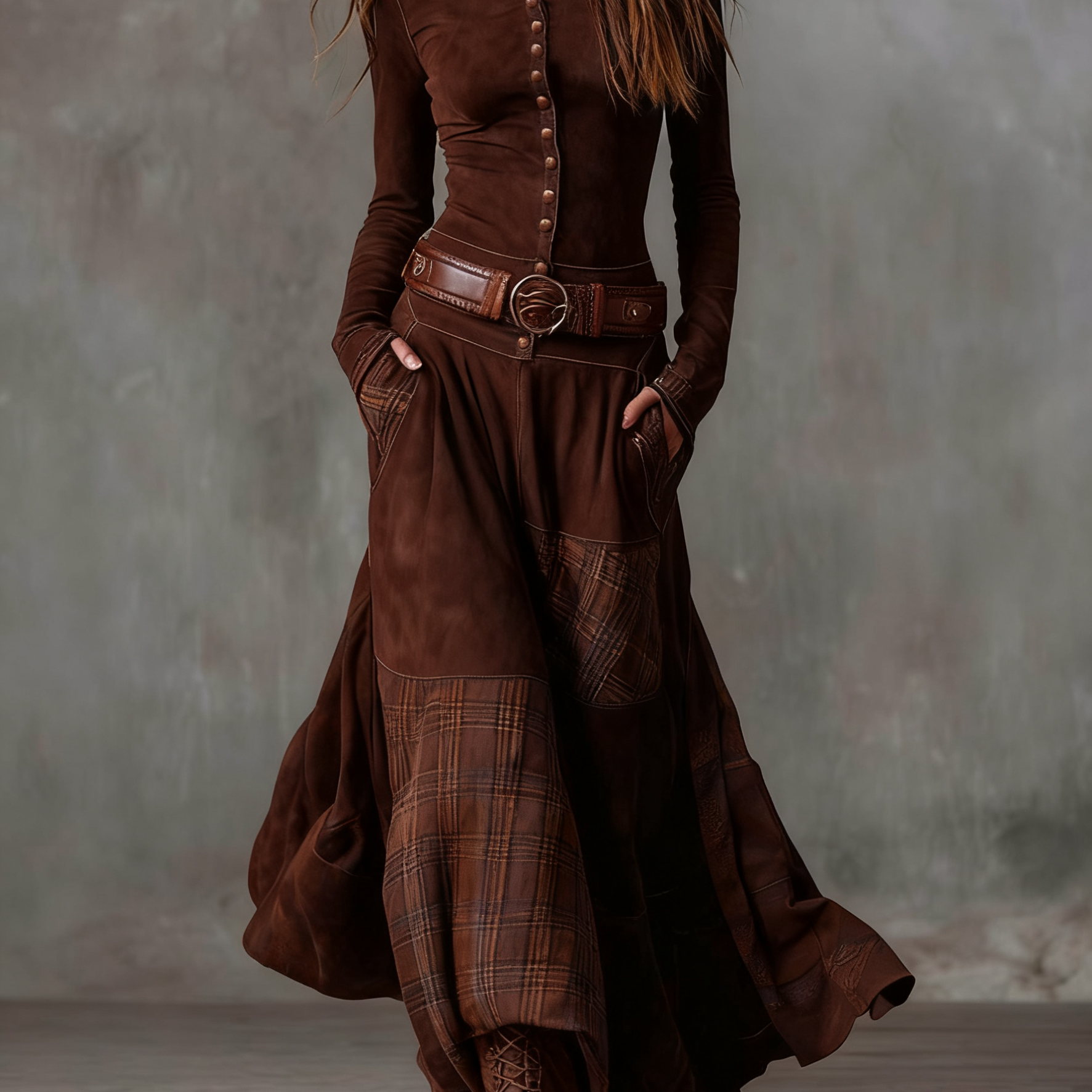 Michelle | Belted Dress