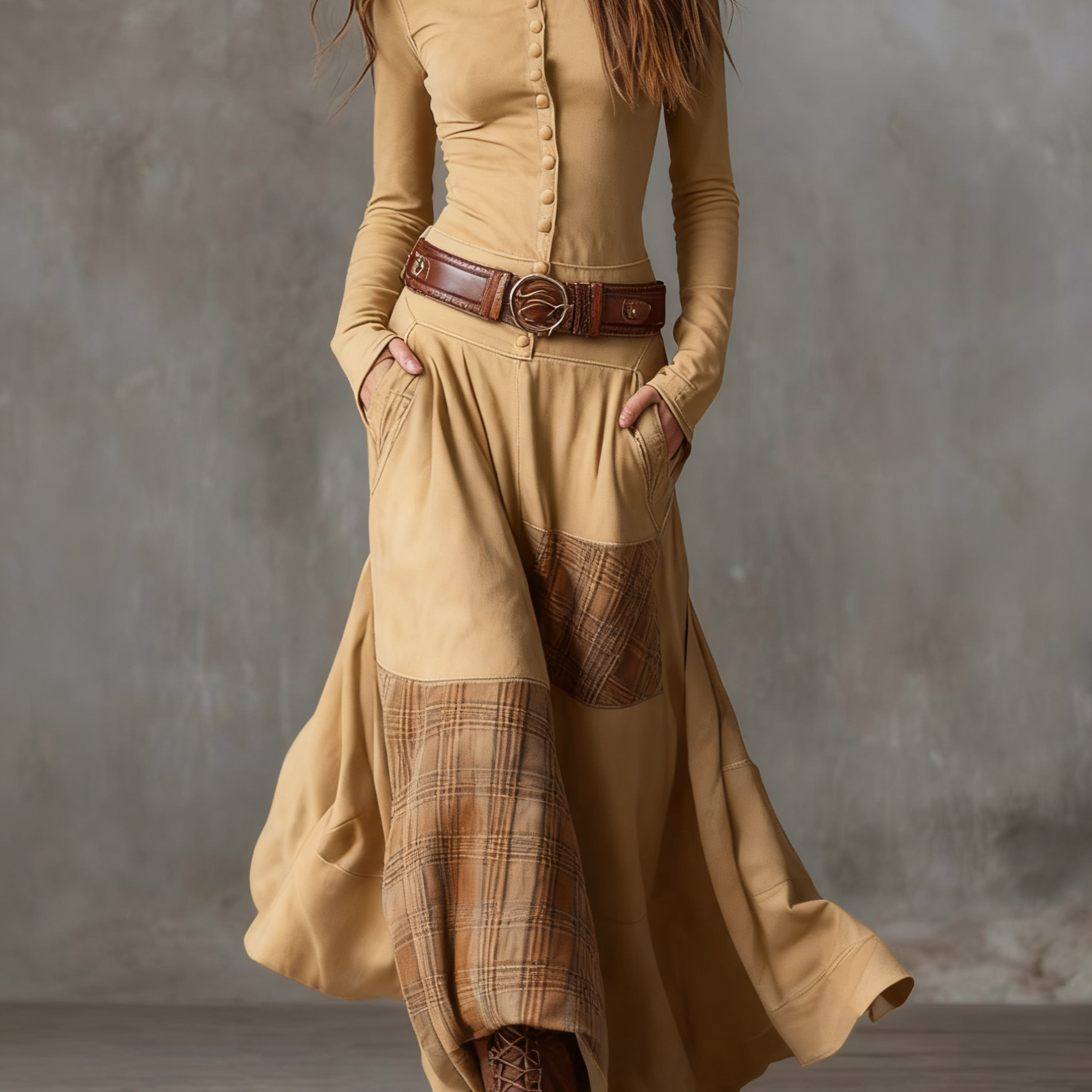 Michelle | Belted Dress