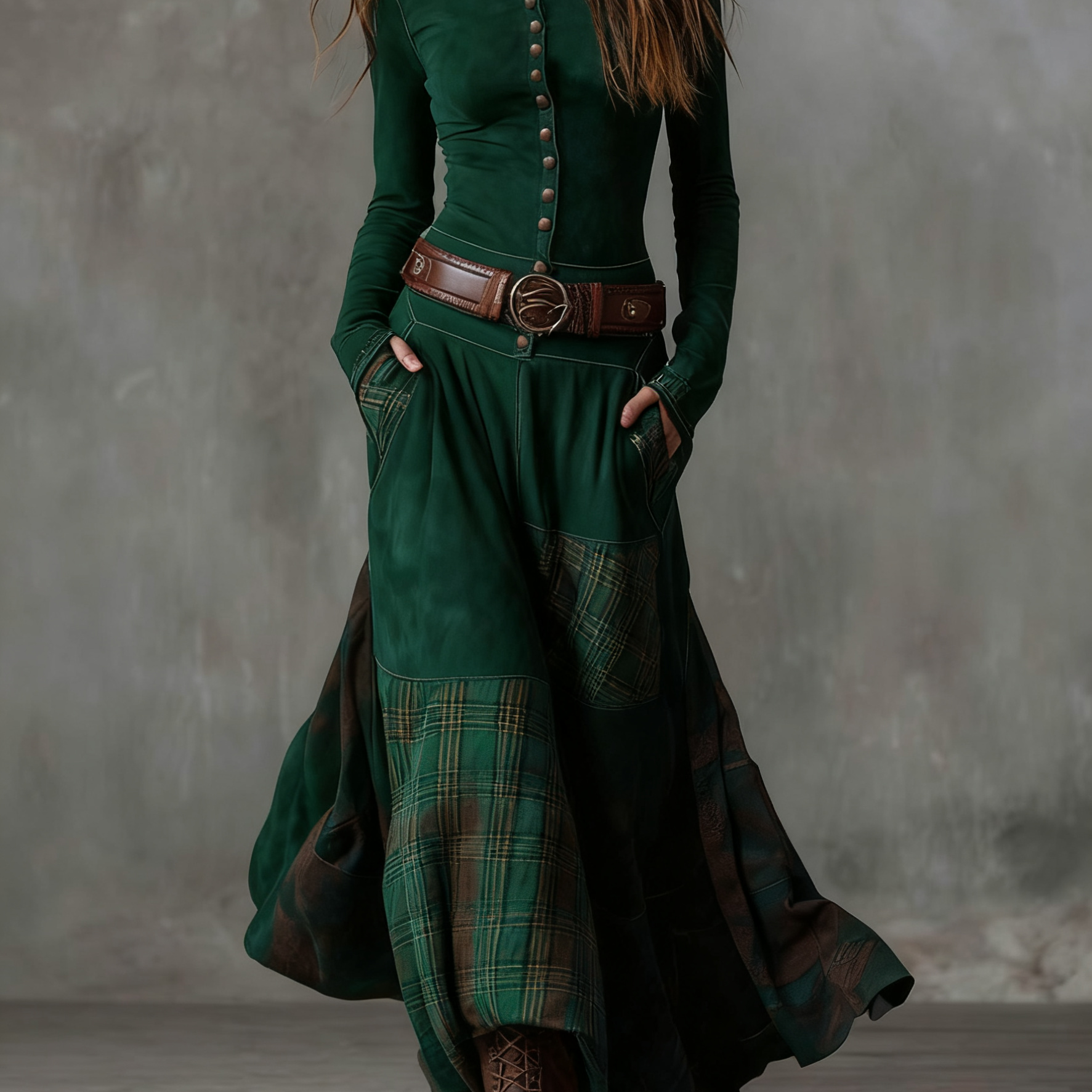 Michelle | Belted Dress